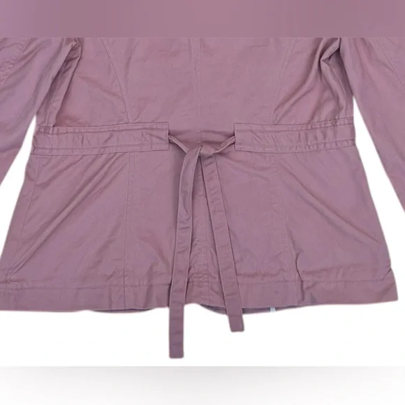 NINE WEST Women’s Button Up Cotton Canvas Utility Jacket Size: M - Picture 5 of 9